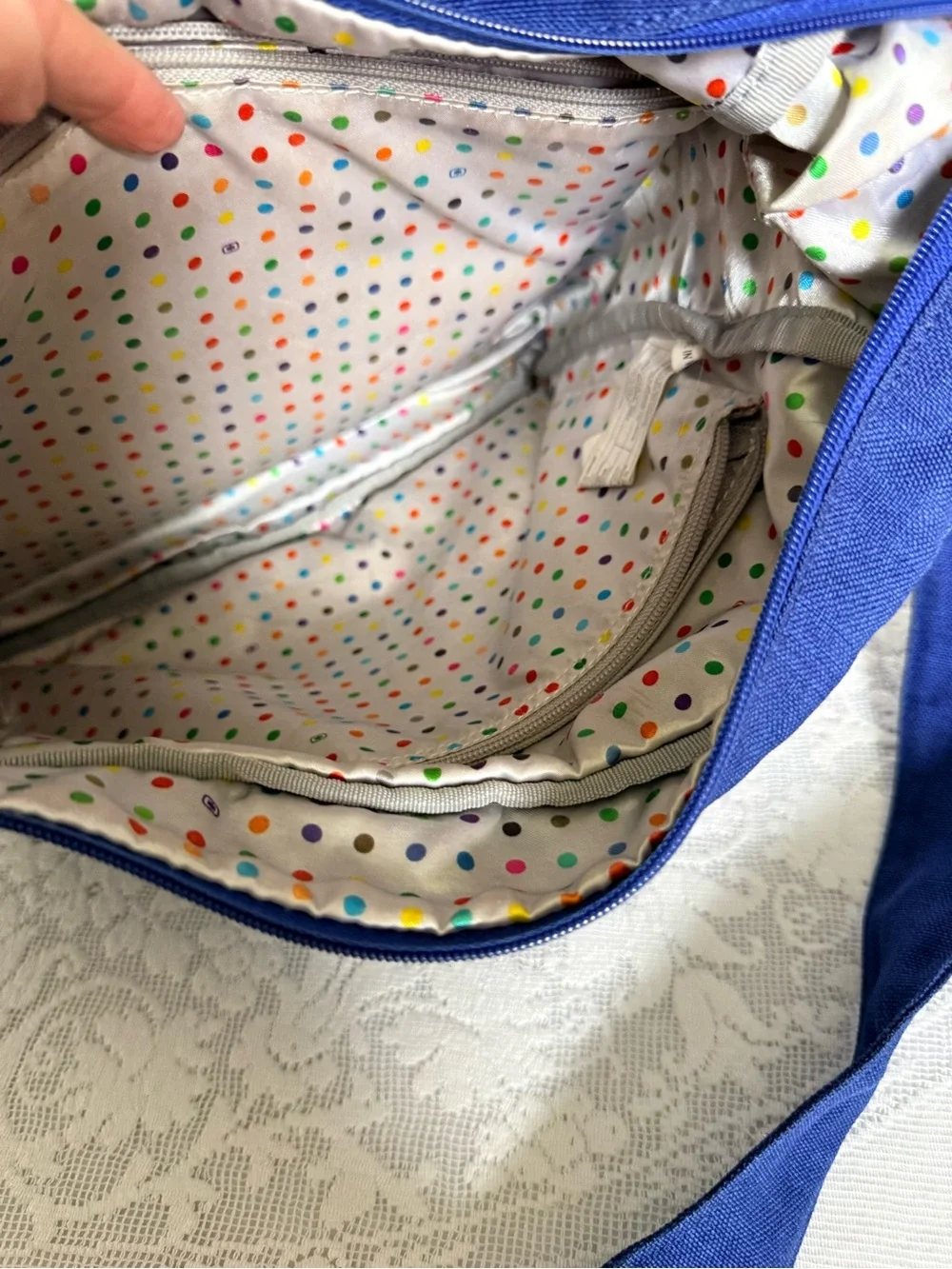 OGIO Brooklyn Crossbody padded tablet Bag purse Blue